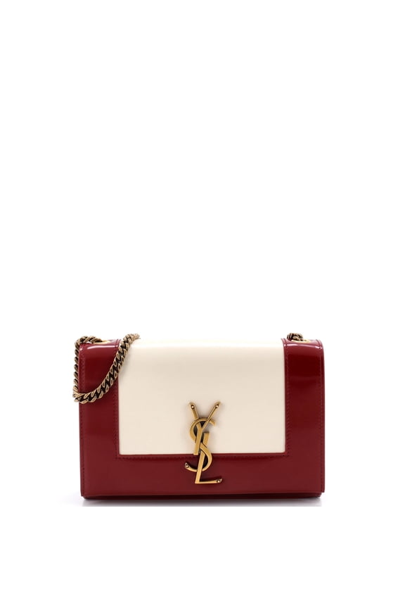 Pre-Owned Classic Monogram Crossbody Bag Leather and Patent Small By Rebag