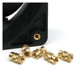 thumbnail image 5 of Brass Copper Embedment Insert Nut Kit Set M1.4M1.6 M2 M2.5 M3 M4 M5 M6 for Hot Heat Melt Injection 3D Print Twill Knurled Thread, 5 of 7