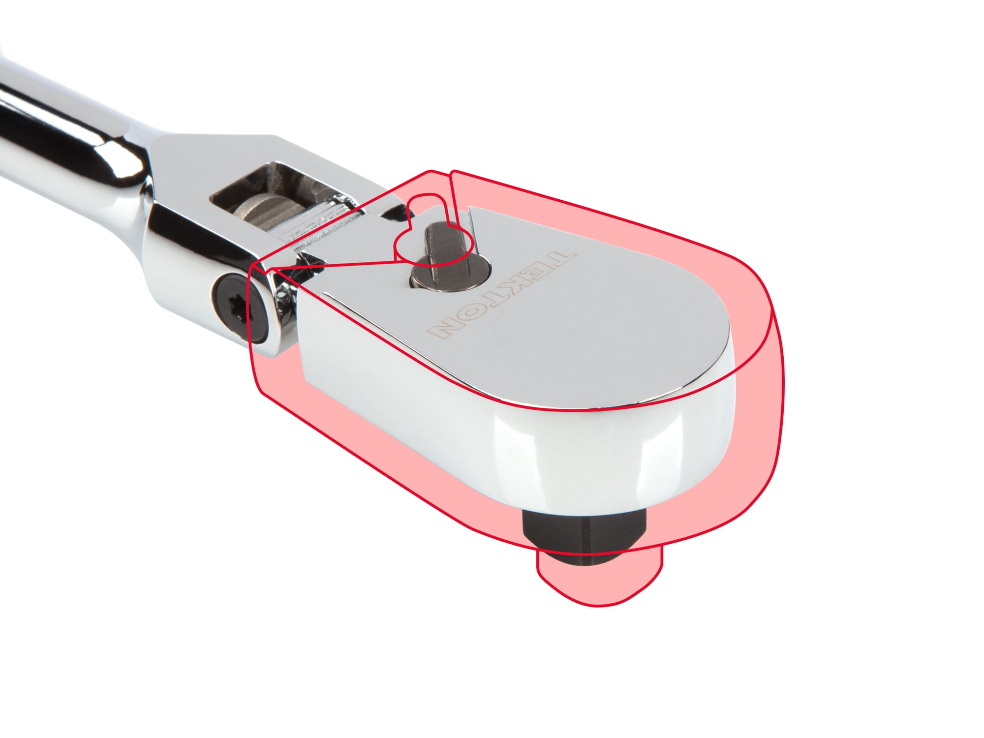 TEKTON 1/4-Inch Drive X 6-Inch Flex Quick-Release Ratchet – 90-Tooth, 4° Swing Arc, 9-Position Flex Head