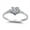 T0012 White, variant on PULABO Classic Proposal Cocktail Ladies For Women Dazzling Comfortable Fit CZ AAA Zircon Ring Thoughtful Surprise Gift Box Included