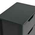 thumbnail image 4 of Main + Mesa Yume Mid Century Modern Solid Wood Nightstand with 2 Storage Drawers, Black Stain Finish, 4 of 5