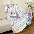 thumbnail image 4 of wajoiu Regalos para Mama Dia De Las Madres, Cumpleaño/Mom in Spanish, Mom Birthday Gift from Daughter Son, Mamá Throw Blanket 60" X 50", Mom Birthday Gift Ideas, Regalos para Mama Cumpleaños, 4 of 6