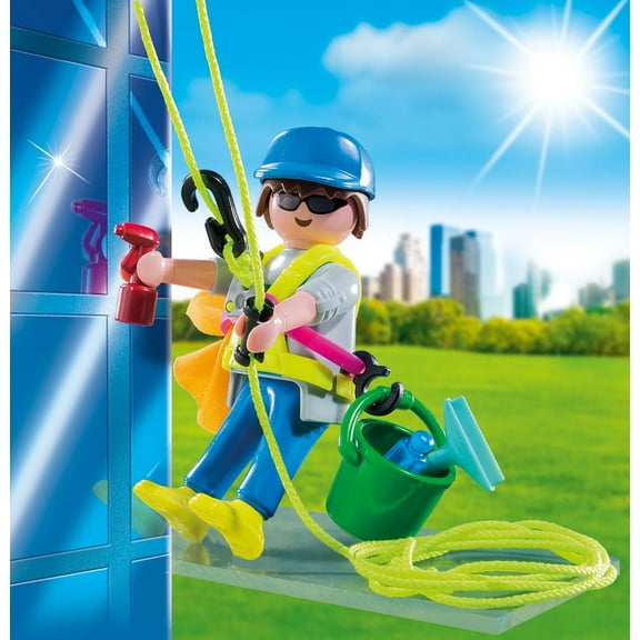 Playmobil #5379 Special Plus - Window Cleaner - New Factory Sealed