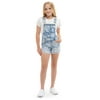 Jordache Girls Rose Print Shortall, Sizes XS-XXL