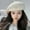 Beige, variant on Ladies' Summer Adjustable Thin Beret, Lightweight Breathable Casual Hat, Outdoor Fashion and Beach Accessory, Comfortable Adjustable Headwear for Women Activities