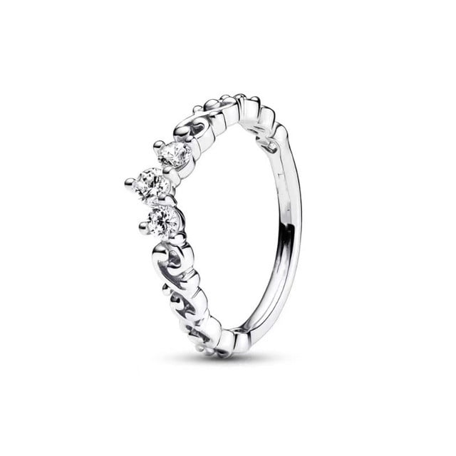 925 Sterling Silver Red Luminous firefly Heart Stone Snowflake Daisy Ring Rings Wedding Fashion Fine Jewelry Women For Mother