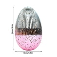 thumbnail image 3 of Weloille Easter Decorative Gradient Egg Ornament 1 Piece, 0.79 Ft Colorful Resin Egg Statue, Colorfast Smooth Surface Decorative Ornament for Home Shelf Table Spring Holiday Party Decor, 3 of 6