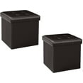 thumbnail image 1 of Storage Ottoman Toy Chest Folding Footrest Stool Seat .&#X.&#X.Linen Grey ( ), 1 of 7