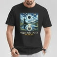 thumbnail image 2 of Lake Total Solar Eclipse T-Shirt, Niagara Falls Ontario Canada April 8 2024 Graphic Tee, Celestial Event Path Of Totality Shirt, Astronomy Space Lover Souvenir Gift Top For Men Women, 2 of 3