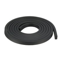 Solid Rectangle Rubber Seal Strip 5mm Wide 3mm Thick 1 Meter Long Black