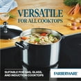 thumbnail image 5 of Farberware Classic Series 4 Quart Stainless Steel Sauce Pot with Lid, Induction Compatible, Metal Utensil and Dishwasher Safe, Stainless Steel, 5 of 8