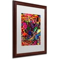 thumbnail image 2 of Trademark Fine Art "Fire In The Arcade" Canvas Art by Josh Byer, White Matte, Wood Frame, 2 of 4