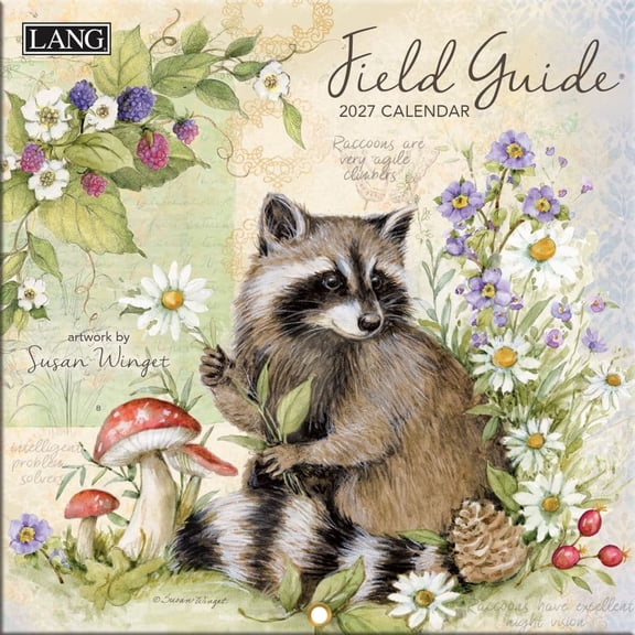 Lang Brands, Field Guide 2027 Mini Wall Calendar by Susan Winget