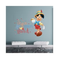 Pinocchio Your Heart Disney Cartoon Decors Wall Sticker Art Design Decal for Girls Boys Kids Room Bedroom Nursery Kindergarten House Fun Home Decor Stickers Wall Art Vinyl Decoration (40x40 inch)