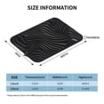 thumbnail image 3 of Pofeuu Abstract Black And White Waves Print Laptop Carrying Case,13-15-Inch Laptop and Tablet, Sleek Design, Durable and Water-Repellent Fabric, Business Casual or School-15 inch, 3 of 8
