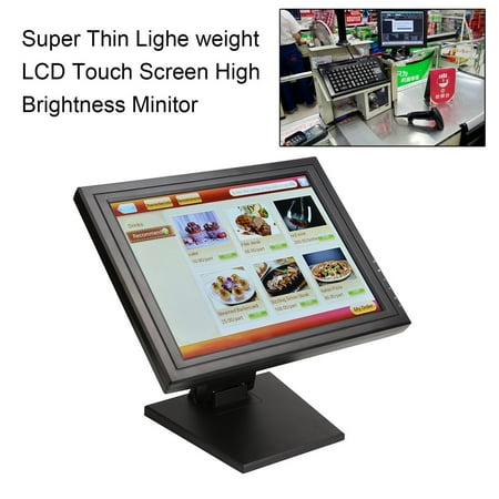 17 Inch Touch Screen LED Monitor 1024 X 768 Retail Store Shop Restaurant Bar