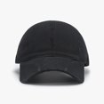 thumbnail image 2 of Lispipm Unisex Camo Baseball Caps Womens Mens Adjustable Hat Outdoor Sports Trucker Hats Low Profile Denims Cap Black, 2 of 4