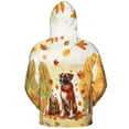 thumbnail image 2 of Welcome Fall Boxer Enjoys School Time Autumn Fall Leaves All Over Print 3D Hoodie Unisex Merch Hoodies Boxers Dog Lover Gifts Idea - 02013, 2 of 6