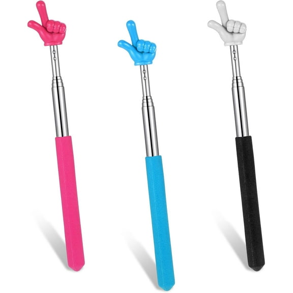 Pointer Stick for Classroom Finger Pointer Stick Teacher Pointer Talking Stick for School Teaching, Conference Presentations, and Study Guidance