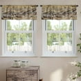 thumbnail image 2 of LALILO Kitchen Curtain Valance Tropical Summer Minimal Rod Pocket Window Curtain 52"x 18" Set of 2, 2 of 7
