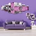 thumbnail image 4 of Startonight Large Canvas Wall Art - Abstract Decoration Purple Spirals - Huge Framed Modern Set of 7 Panels 40 x 95 Inches, 4 of 5