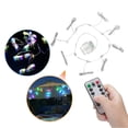 thumbnail image 1 of Luz de sombrilla de patio, luces de cadena de sombrilla a batería con telemando, modo 8, 104LED, decoración de lámpara para tienda de, 1 of 8