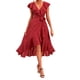 thumbnail image 1 of Vestido Casual Corto Dama Elegante Sexi Envolvente Bohemio Dara Baby  Vest095, 1 of 4