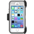 thumbnail image 5 of OtterBox DEFENDER SERIES Case for iPhone 5/5s/SE - Retail Packaging - GLACIER (WHITE/GUNMETAL GREY), 5 of 10