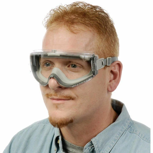 CIRCLE- Uvex Clear Protective Fits Over Glasses Safety Goggles Uv Ansi Z87+ Work Eyewear