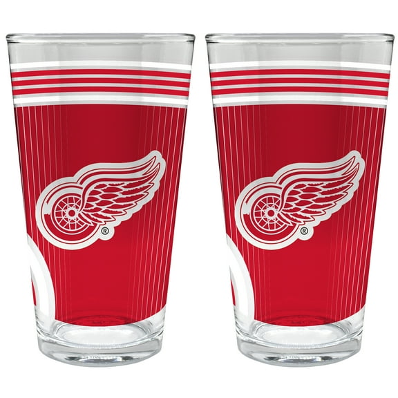 Detroit Red Wings Two-Piece 16oz. Pint Glass Set