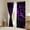 Purple, variant on Erosebridal Green Plaid Curtains for Living Room,Futuristic Cubes 30%-50% Blackout Curtains Set of 2 (38x45),Curtains Pack of 2 (38x45),Buffalo Decoration