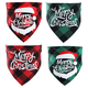 thumbnail image 1 of Paquete de 4 bandanas navideñas para perros, accesorios navideños para mascotas, decoración para perros y gatos pequeños a grandes, 1 of 5