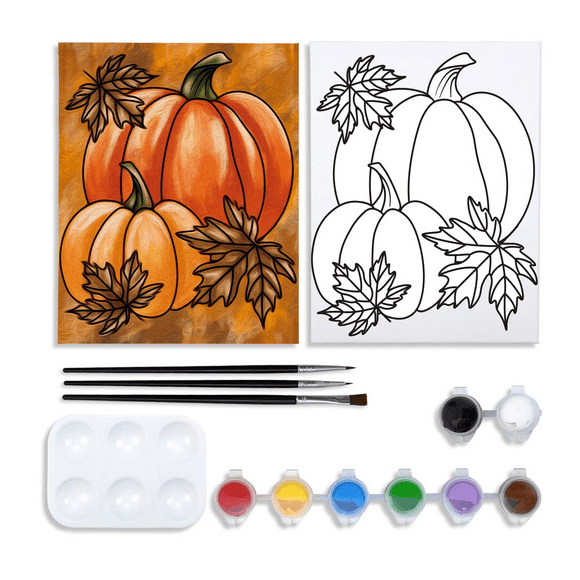 Pre Drawn Canvas Paint