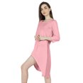 thumbnail image 4 of Inkmeso Solid Summer Casual Tunic Dress For Women's Short Mini Dresses With Button Placket, 4 of 7