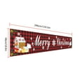 thumbnail image 4 of facefd Christmas Streamer Hanging Background Ornament Polyester Decorative Banner, SDHF-GZ01, 4 of 5