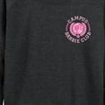 thumbnail image 3 of Barbie - Campus Club - Women's Lightweight French Terry Long Sleeve Shirt, 3 of 5