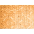 thumbnail image 1 of Ahgly Company Indoor Rectangle Abstract Orange Contemporary Area Rugs, 2' x 3', 1 of 1