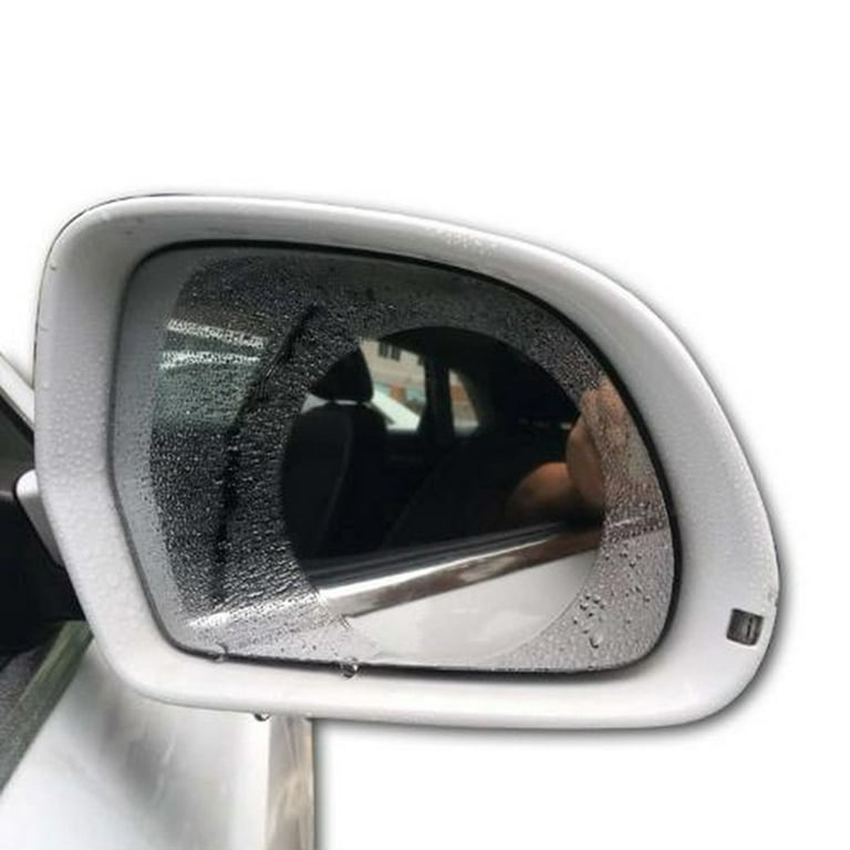 2x Car Side Mirror Anti Fog Films Anti Glare Waterproof Stickers with  Tools.