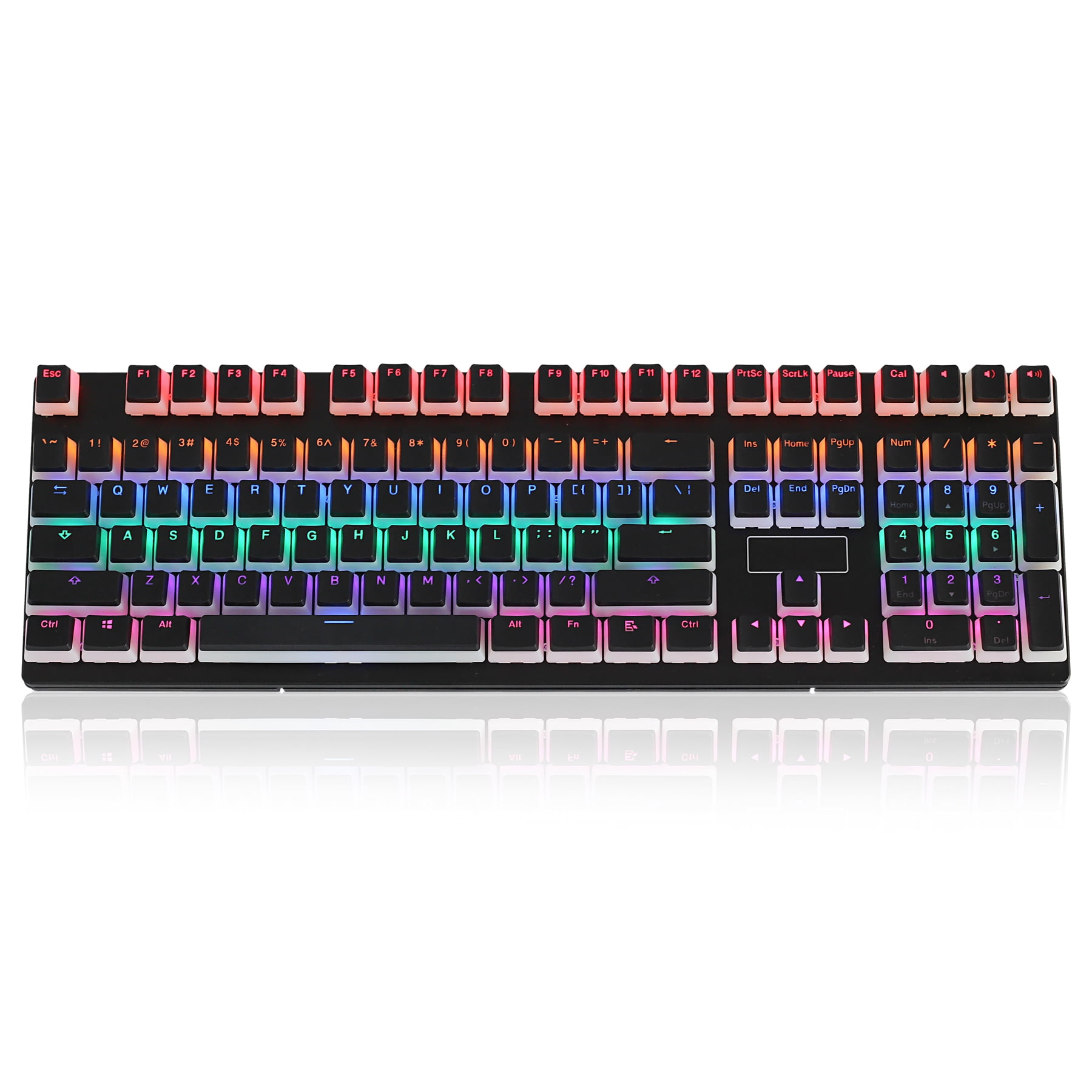 Hyssop Pudding Keycaps PBT Keyset Doubleshot Backlit OEM Profile Cherry MX for 61 68 84 87 104 108 MX Switches Mechanical Keyboards