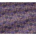 thumbnail image 5 of oneOone Viscose Jersey Purple Fabric Abstracts Craft Projects Decor Fabric Printed By The Yard 60 Inch Wide, 5 of 5