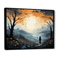thumbnail image 2 of Designart "Mystic Wilderness In The Meadow" Meadow Floater Framed Canvas Wall Art, 2 of 5