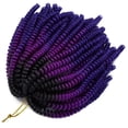 thumbnail image 2 of SHCKE Dreadlock Wigs 8" Pre-twisted Spring Twist Braids Synthetic Braiding Short Wigs Twist Braided Wigs for Women, 2 of 5