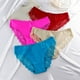 thumbnail image 2 of Gibobby Pantaletas de algodón para mujer Ropa interior Sexy de cintura a la moda para mujer, calzoncillos de Color sólido, ropa interior, bragas para mujer(Azul,CH), 2 of 5