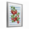 thumbnail image 2 of Stupell Industries Farmhouse Juicy Strawberry Vine on Stripes Gray Framed Print Under Glass, 13 x 16, by Paul Brent, 2 of 8