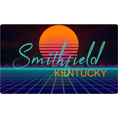 

Smithfield Kentucky 4 X 2.25-Inch Fridge Magnet Retro Neon Design