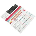 thumbnail image 1 of Piano Sticker, Sheet Music Stickers Useful With Colorful Letters For Music Teaching For Music Enthusiast For Home For Beginner 88/61/54 Keys, 1 of 8