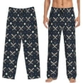 thumbnail image 2 of Men's Pajama Pants Pjs Bottoms With Pockets Sleep Lounge Pants For Men, 2 of 7
