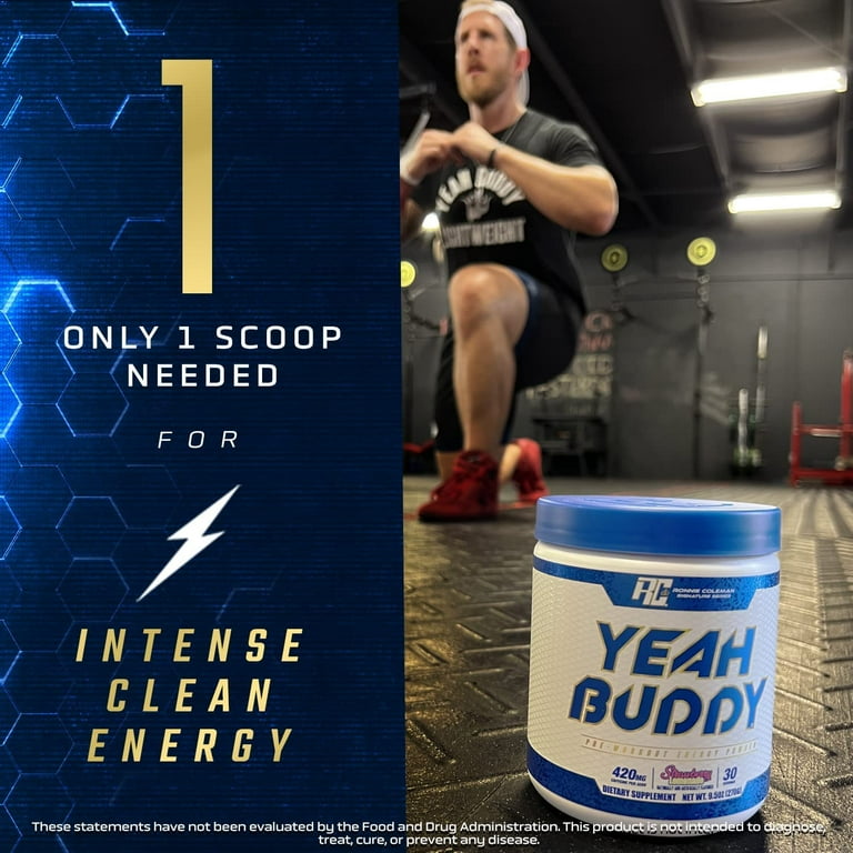 ロニーコールマンYEAH BUDDYプレワークアウトストロベリーレモネード30杯 Yeah Buddy Pre Workout Strawberry Lemonade Sealed | eBay
