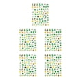 thumbnail image 1 of Wisewang Nail Wraps Sticker Crafting Fashion Manicure Labels Sculpture Design Adhesive Decals Patrick's Celebration Supplies WG488 5Set, 1 of 6