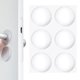 thumbnail image 1 of Hukapapa - Tope de puerta de 6 piezas, protector de pared, protector de parachoques adhesivo, topes de puerta de goma reutilizables de 40 x 8 mm, 1 of 5